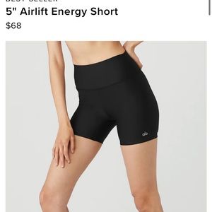 NWOT Alo airlift 5” shorts